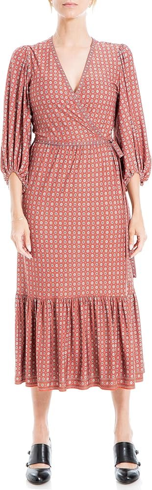 MAX STUDIO Wrap Midi Dress