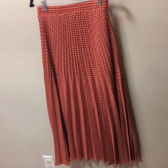 MAX Studio Accordion Pleated Maxi Skirt