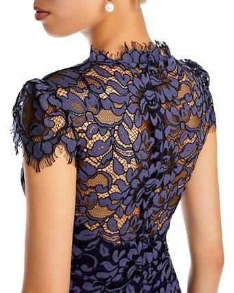 MAX Studio Black Lace Fit and Flare Dress