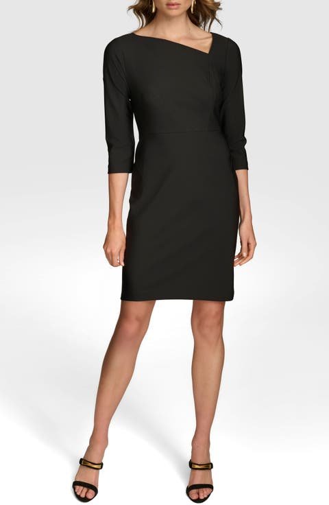 MAX Studio Black Lace Sheath Dress
