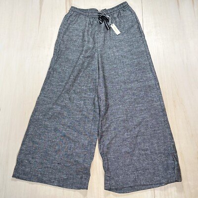 MAX Studio Cropped Linen Trousers