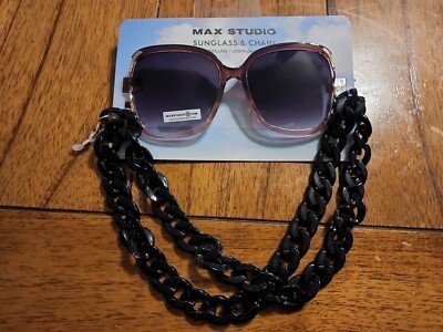 MAX Studio Oversized Square Frame Sunglasses