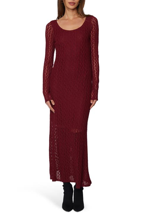 MAX Studio Red Wrap Maxi Dress