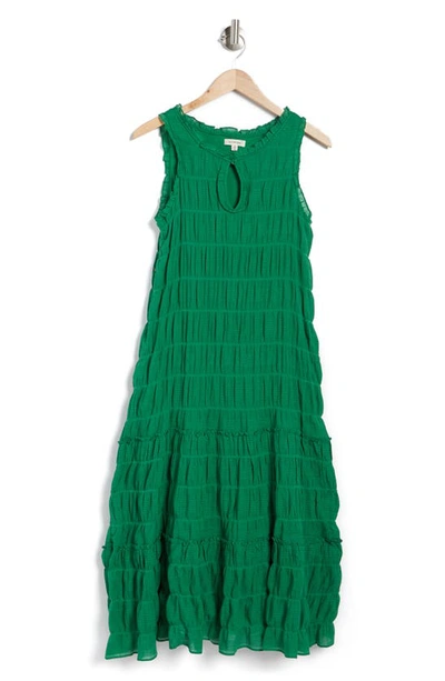 MAX Studio Sleeveless Green Maxi Dress