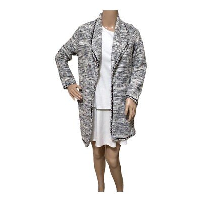 MAX Studio Textured Tweed Cardigan Jacket