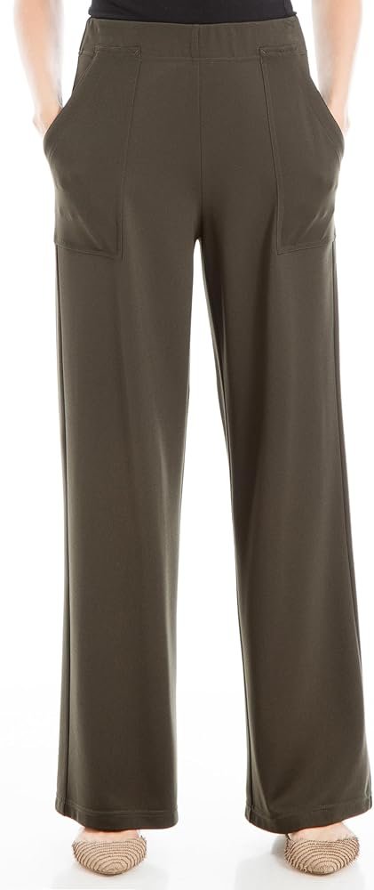 MAX Studio Wide-Leg Ponte Pants