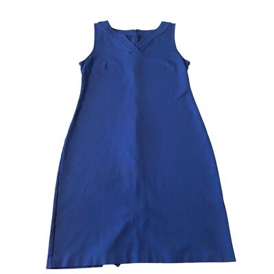 MAX Studio sleeveless shift dress black minimalist work appropriate